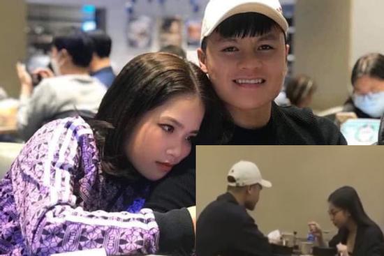 Lộ clip đi ăn với Nhật Lê, Quang Hải bị soi đội cùng chiếc mũ trong bức ảnh tình tứ bên bạn gái mới