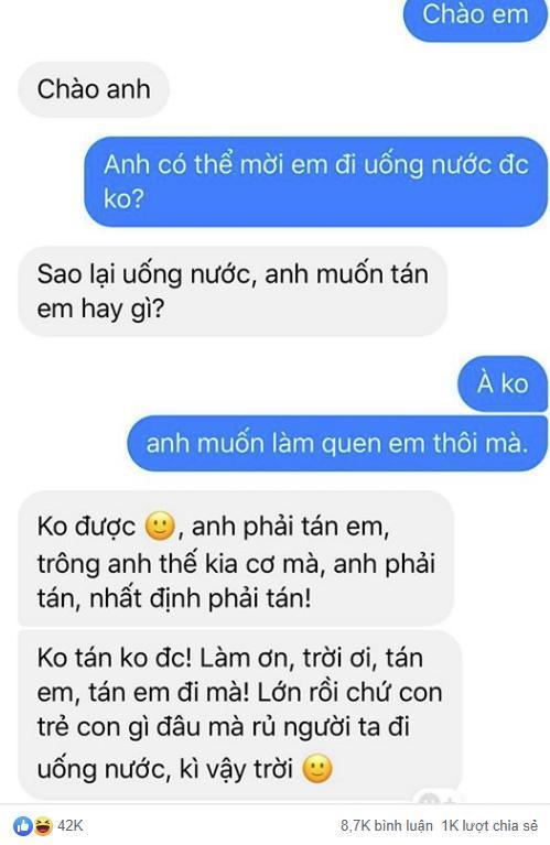 Đỉnh cao của ế bất chấp liêm sỉ đây rồi: Lời đáp khi có trai đẹp đề nghị làm quen của cô gái nhận về bão like-2