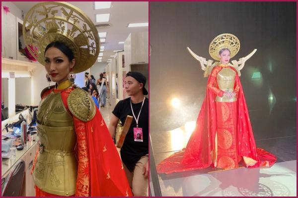 Chọn đầm dạ hội cắt xẻ táo bạo nhưng Hoài Sa lại kém duyên vì để lộ nội y tại Hoa hậu Chuyển giới quốc tế 2020-11