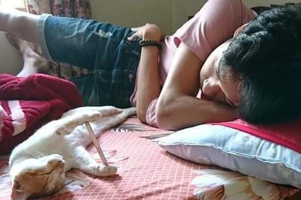 Đến nhà bạn chơi, cô gái hốt hoảng thấy quàng thượng có hẳn bàn trang điểm-3