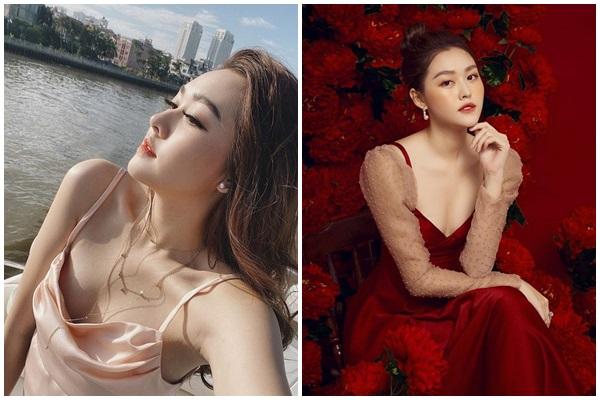 Tiểu Vy, Mỹ Linh khoe vòng 1 căng đét trong lễ cưới Tường San-6