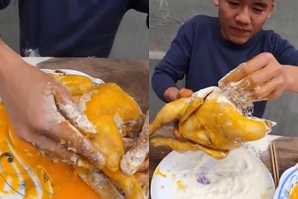 Đi vào vết xe đổ của con trai, bà Tân Vlog dùng tay trần sờ mó đồ ăn khiến người nhìn phát ghê-8