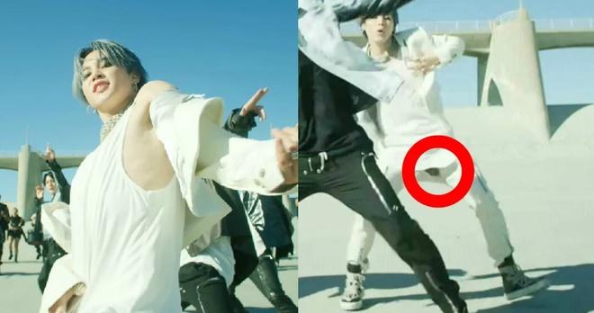 Jimin (BTS) bị rách quần khi quay MV ON-1