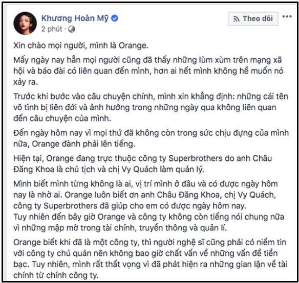 Hai nghệ sĩ ngược đường dư luận, bênh vực Châu Đăng Khoa giữa scandal quỵt cát-xê của Orange-2