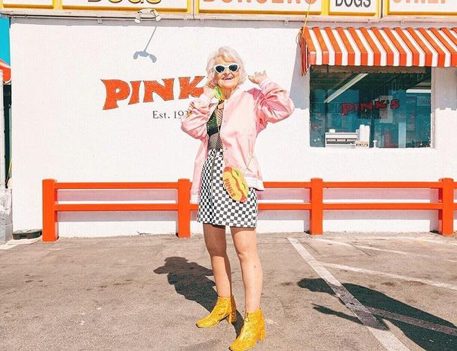 Bà lão 92 tuổi nổi tiếng nhờ ăn mặc cá tính, sexy như giới trẻ-1