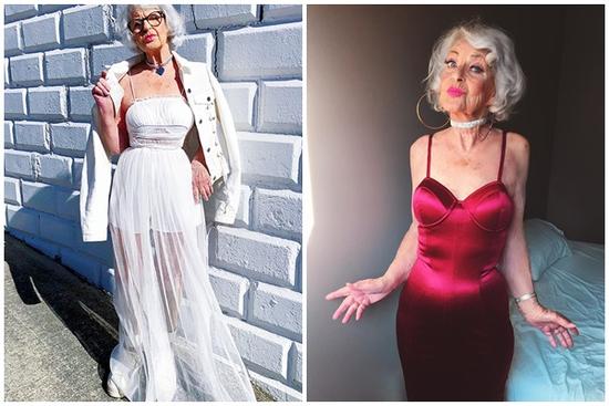 Bà lão 92 tuổi nổi tiếng nhờ ăn mặc cá tính, sexy như giới trẻ