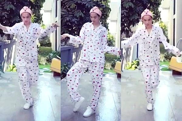 Sĩ Thanh bị ném đá học mót Ngọc Trinh khi cosplay vũ điệu vẩy rau-5