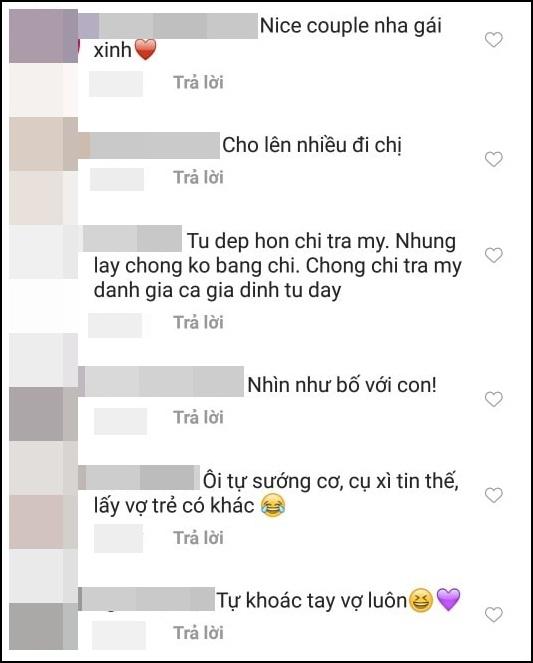 Rất lâu mới lên sóng, Á hậu Thanh Tú và chồng đại gia bất ngờ bị nhận xét như bố với con-2