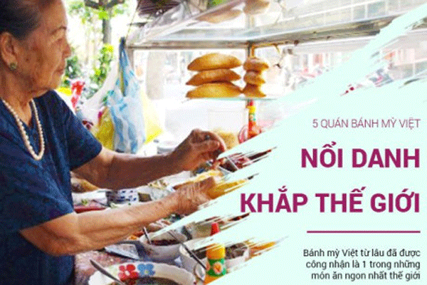 5 hàng bánh mỳ ngon nức tiếng Việt Nam, xứng danh 'bánh mỳ ngon nhất thế giới'
