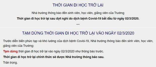 Khẩn: Các trường ĐH ở TP.HCM hủy thông báo, cho sinh viên tiếp tục nghỉ-1