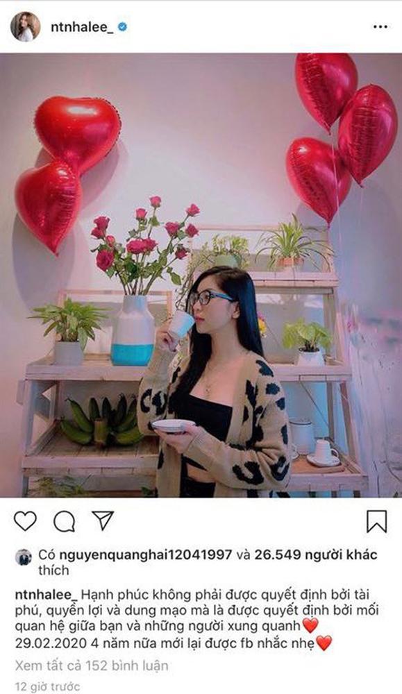 Trong khi Quang Hải tới tấp thả tim cho Nhật Lê thì thiếu gia Quang Hưng lại viết status đầy tâm trạng-2