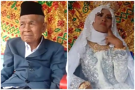 Chú rể 100 tuổi kết hôn với cô dâu 20 tuổi, sính lễ chỉ 8 triệu đồng