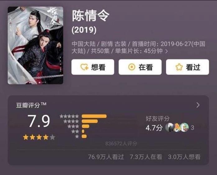 Cái giá phải trả khi fan làm thần tượng phải gánh họa: Thương hiệu buộc phải thay Tiêu Chiến trước sức ép dư luận, Douban của các bộ phim đều giảm mạnh-20