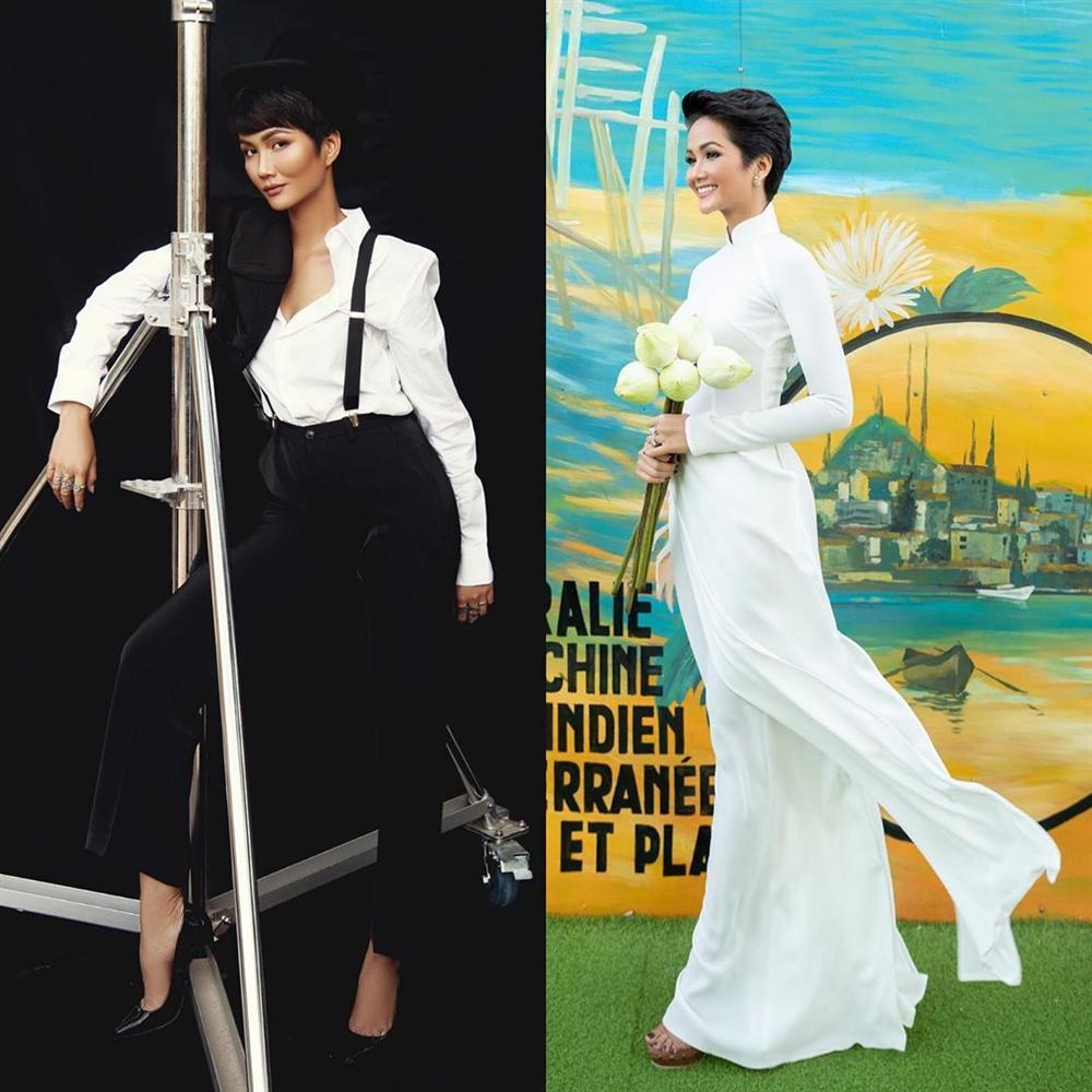 Bản tin Hoa hậu Hoàn vũ 2/3: HHen Niê đẹp nhất khi mặc áo dài-1