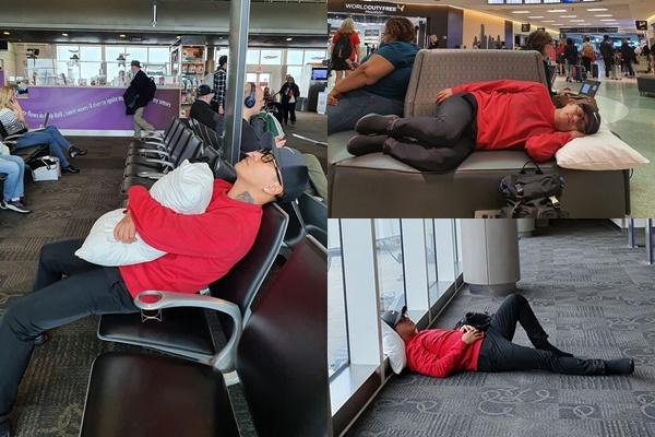 Bị chỉ trích vì nằm vạ vật ở sân bay, Tuấn Hưng đáp: Như vậy là bình thường-7