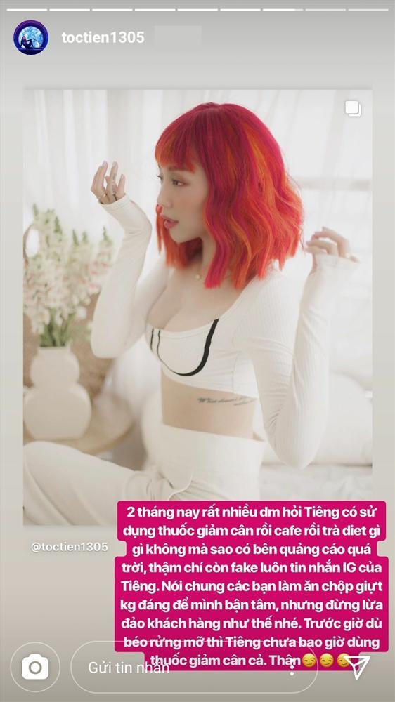 Tóc Tiên phản ứng nhẹ mà thâm khi bị lợi dụng hình ảnh bán thuốc giảm cân-1