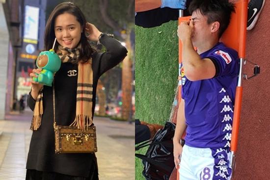 Duy Mạnh gặp chấn thương nghỉ dài hạn, bà xã khóc nhiều đến nỗi mẹ đẻ cũng phải góp ý