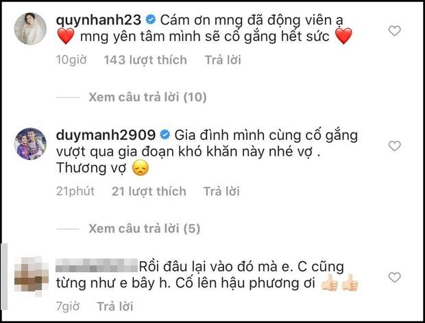 Duy Mạnh ngọt ngào nhắn nhủ bà xã khi bị chấn thương, dân mạng tấm tắc: Chân ái là đây chứ đâu-3