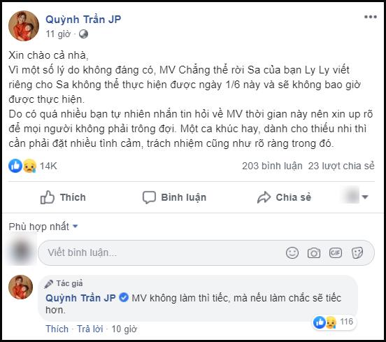 Quỳnh Trần JP vạch tội Lyly vô trách nhiệm với bé Sa, Lyly đập lại bằng lý do vô cùng đạo đức-2