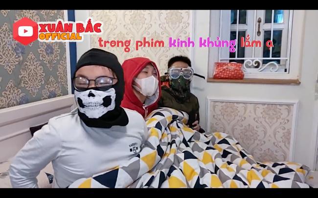Nằm nhà xem phim về đại dịch cúm, con trai Xuân Bắc vẫn đeo khẩu trang để tránh lây nhiễm-3
