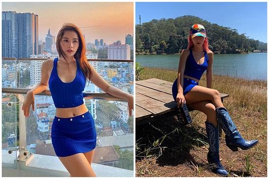Chi Pu ăn đứt độ sexy khi mặc đồ mượn Quỳnh Anh Shyn