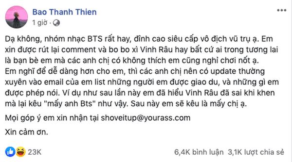Fan BTS khủng bố tinh thần B Ray hàng giờ - hàng ngày sau khi nam rapper gọi BTS là mấy chị-3