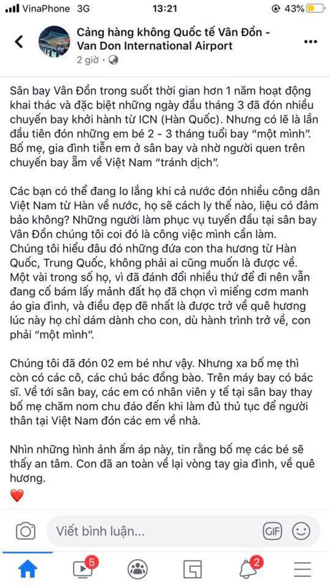 CHUYỆN THẬT KHÓ TIN: Em bé 2 tháng tuổi một mình từ Hàn Quốc về Việt Nam tránh dịch Covid-19-2