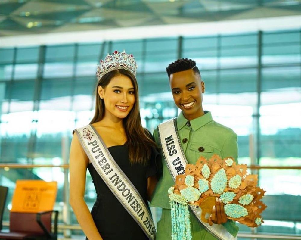 Hoa hậu Hoàn vũ da màu đến Indonesia, phong cách ăn mặc gây chú ý-3