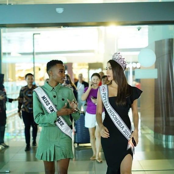 Hoa hậu Hoàn vũ da màu đến Indonesia, phong cách ăn mặc gây chú ý-5