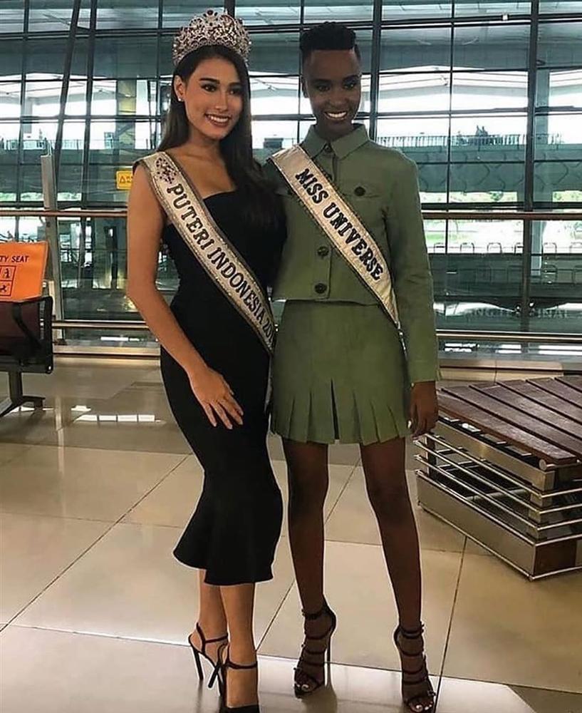 Hoa hậu Hoàn vũ da màu đến Indonesia, phong cách ăn mặc gây chú ý-4