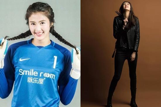 Nữ thủ môn cao 1,88m, có gương mặt đẹp như hoa hậu