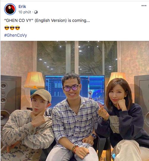 Khắc Hưng - Min - Erik tung thính, xác nhận Ghen Cô Vy sẽ có phiên bản tiếng Anh dự báo gây bão toàn cầu-2