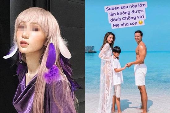 Mẫu Next Top gây phẫn nộ khi nhắn con trai Hồ Ngọc Hà: 'Lớn lên không được giành chồng với mẹ'