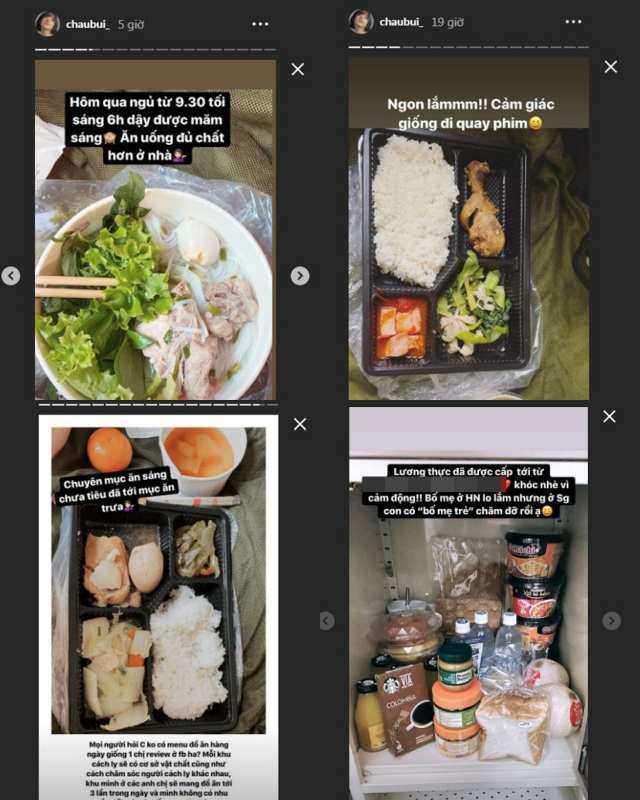 Cuộc sống và khẩu phần ăn của Châu Bùi trong khu vực cách ly dịch COVID-19-2