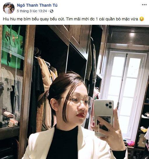 Một thời là đối thủ hoa hậu Tiểu Vy, sau sinh con với đại gia, ngọc nữ 9X lộ eo bánh mì-4