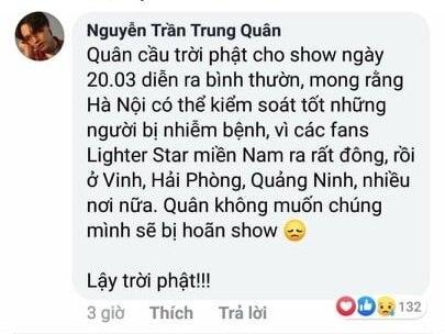 Giữa tâm bão Covid-19, Nguyễn Trần Trung Quân bị chỉ trích khi cầu trời phật cho show ở Hà Nội không bị hủy-4