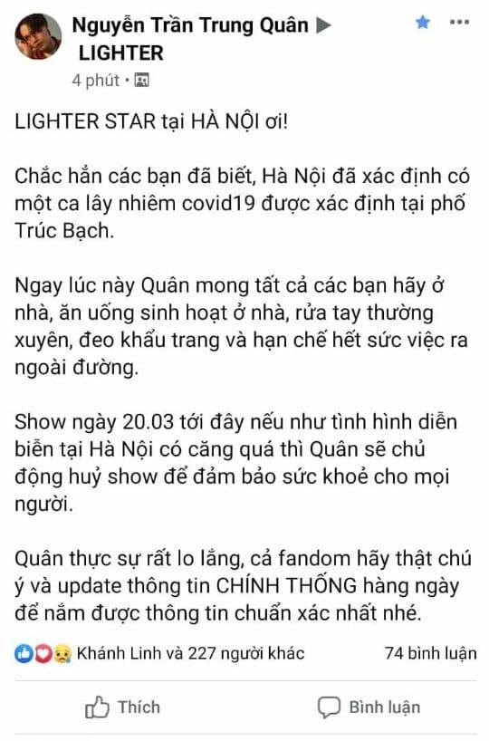 Giữa tâm bão Covid-19, Nguyễn Trần Trung Quân bị chỉ trích khi cầu trời phật cho show ở Hà Nội không bị hủy-3