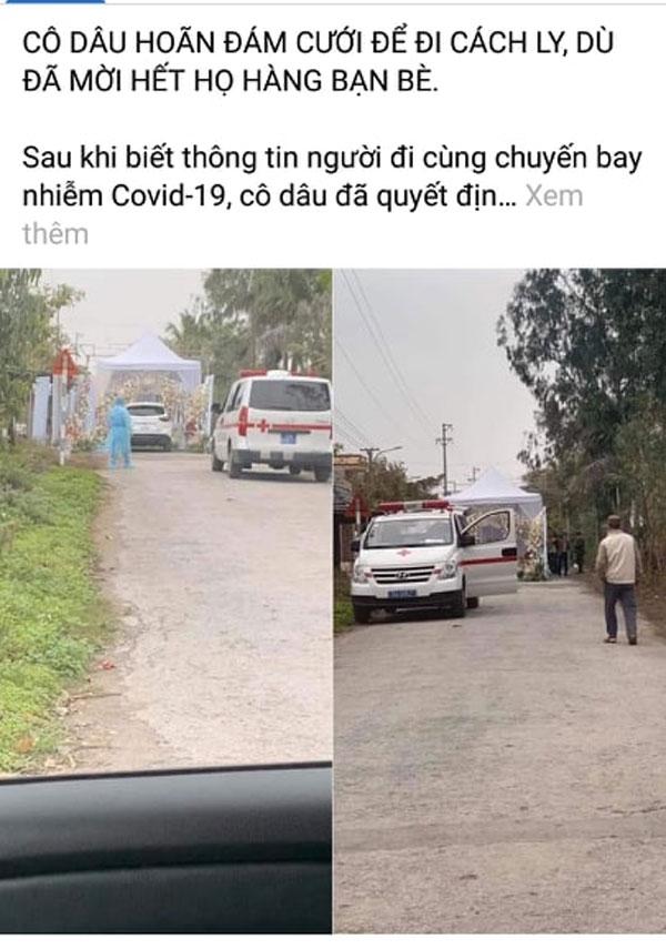 Cô dâu chuẩn bị đám cưới phải đi cách ly vì bay cùng chuyến với nữ bệnh nhân thứ 17 dương tính virus corona-1