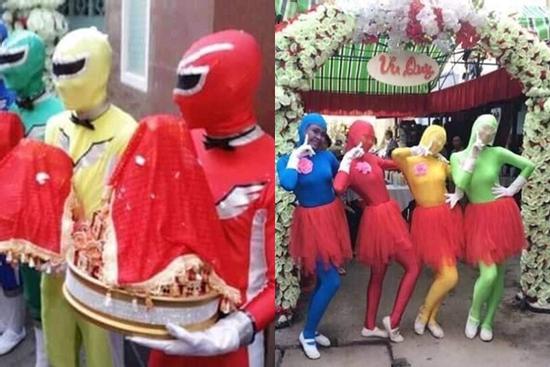 Đám cưới với dàn bê tráp toàn 'siêu nhân' làm dân tình cười không ngậm được miệng