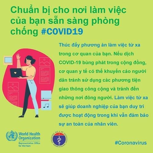 WHO khuyến cáo cách phòng chống Covid-19 tại nơi làm việc-6