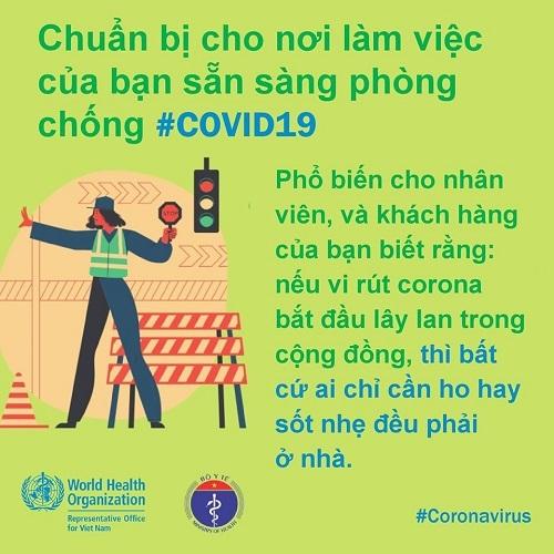WHO khuyến cáo cách phòng chống Covid-19 tại nơi làm việc-7