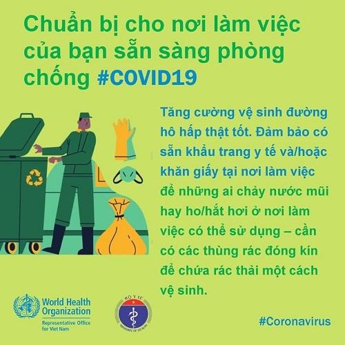 WHO khuyến cáo cách phòng chống Covid-19 tại nơi làm việc-3