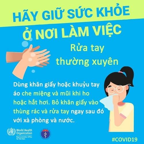 WHO khuyến cáo cách phòng chống Covid-19 tại nơi làm việc-4