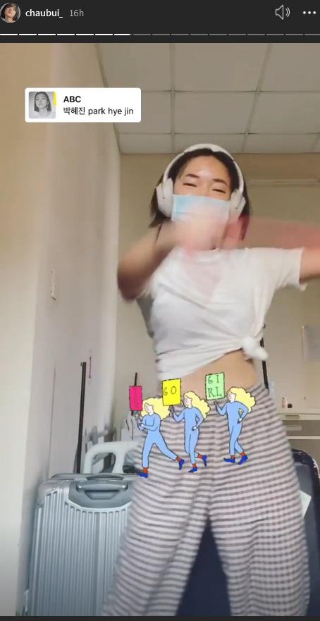 Lạc quan như Châu Bùi: Biến phòng cách ly thành nơi tập gym hữu hiệu-1