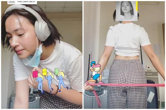 Lạc quan như Châu Bùi: Biến phòng cách ly thành nơi tập gym hữu hiệu