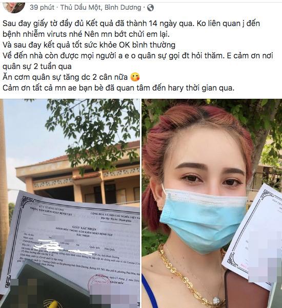 Cô gái từ ổ dịch Daegu từng livestream khoe trốn cách ly đã được về nhà, xin mọi người bớt chửi-3