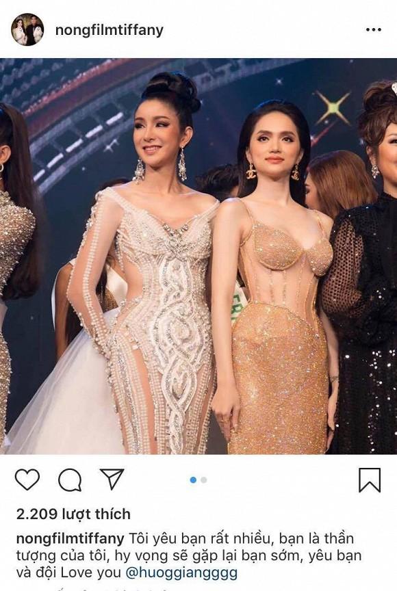 Hoa hậu Chuyển giới Quốc tế 2007 bày tỏ sự ngưỡng mộ với Hương Giang-3