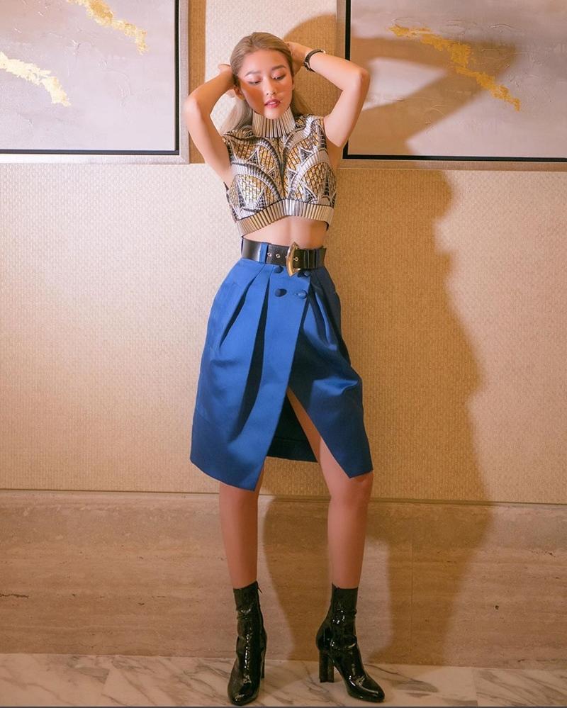 STREET STYLE: Chi Pu thể hiện trình độ mix màu cao tay - Phương Mỹ Chi lên đồ đúng tuổi-8