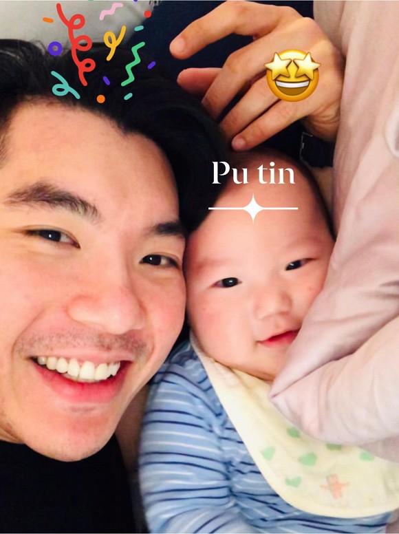 Khoe hai quý tử tròn 7 tháng tuổi cực bụ bẫm, Trương Nam Thành lần đầu tiết lộ tên gọi không kém phần đáng yêu-2