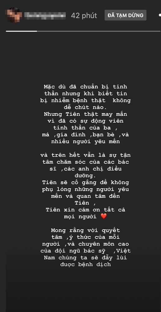 Vừa xác nhận bị nhiễm Covid-19, Tiên Nguyễn nhanh tay khóa bình luận Instagram-3